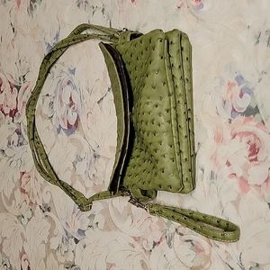 COPY - Ostrich faux leather purse